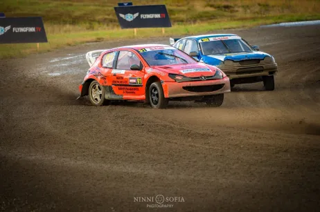 Riku Snygg / RiSa Racing – rallicross Riku Snygg RiSa Racingin rallicross-autolla kilpailussa